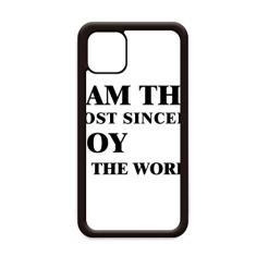 Capa I Am The Sincere Boy para iPhone 12 Pro Max para Apple Mini Mobile Case Shell