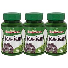Ágar-Ágar - Semprebom - 270 caps - 500 mg