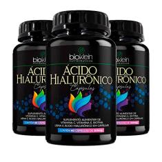 Kit 3 Ácido Hialurônico - 60 Cápsulas - Bioklein