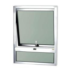 Janela de Alumínio Maxim-Ar com Bandeira 80x60cm Vidro Mini Boreal Confort Brimak Brilhante