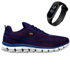 Tênis Feminino Para Trabalhar Caminhar Usar no Dia-a-Dia Academia Casual Esportivo + Relógio Led-Unissex