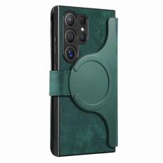 Capa magnética removível com compartimento para cartão de carteira para Samsung Galaxy S24 S23 Ultra S22 Plus S20 S21 Fe, verde, para Galaxy S20 FE