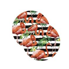 Sousplat Flamingos Listra - NSW, 2 Peças, Sem base