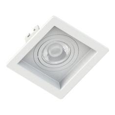 Spot Embutir MR16 Quadrado Branco Recuado - Opus