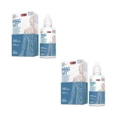 Kit 2 Cloreto Magnésio Líquido 50ml Tradicional - Magvit