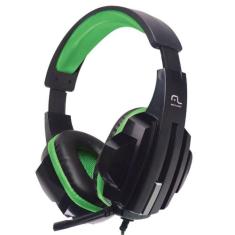 Fone de ouvido headset gamer ph123 - Multilaser, Preto e Verde