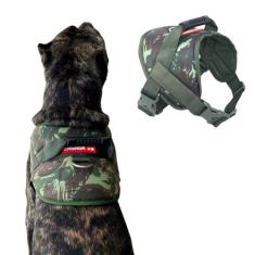 Coleira Peitoral Colete para Cachorro Grande - Tamanho G - Canadá K9 A