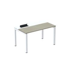 Mesa Plataforma Para Coworking 160x792 Psc160 Nogueira Casablanca-branco