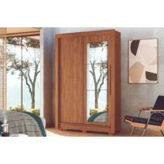 Guarda Roupa Solteiro 2 Portas de Correr (1 c/ Espelho) e 2 Gavetas c/