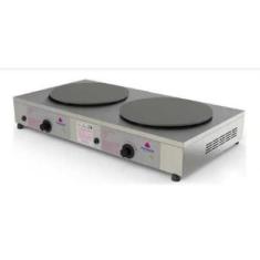 Chapa Crepe Francês 2 Redondas Progás PRKF202ER, 110V