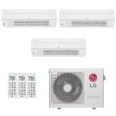 Ar-Condicionado Multi Split Inverter LG 21.000 (3x Evap Cassete 1 Via 9.000) Quente/Frio 220V