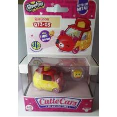 Carrinho Mini Figura Shopkins Cutie Cars Blister Unitário - DTC, Queij