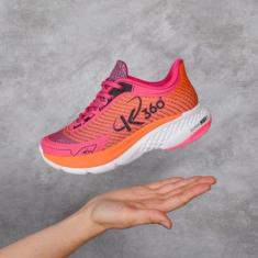 Tênis Infantil Feminino Esportivo Super Leve Azul-Feminino