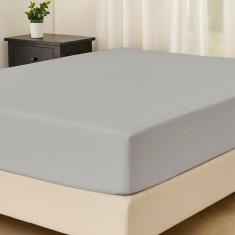 Lençol Super King Avulso C/ Elástico De Percal 200 Fios 100% Algodão -