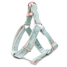 Aring Pet peitoral para cães, peitoral para cães de veludo, sem puxar, arnês para cães de porte pesado, ajustável para cães pequenos, médios e grandes