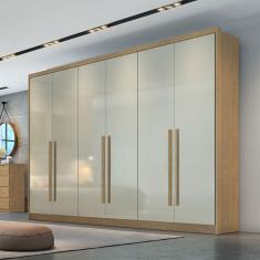 Guarda Roupa Roma 6 Portas 6 Gavetas Clic Móveis