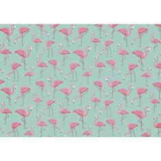 Tecido Patchwork Am-2594 Estampado Flamingos 5441 Dohler 50X150cm