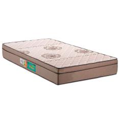 Colchão Solteiro Espuma D33  Pérola Euro Pillow Brown (88x188x24) - Polar