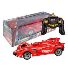 Carrinho de Controle Remoto Solta Fumaça com 7 Funções com Luzes Grand Prix