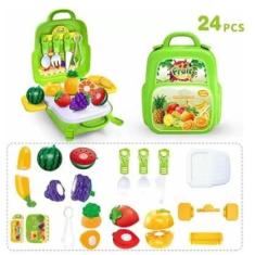 Brinquedo cozinha maleta com frutas . - toys