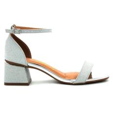 Sandalia Vizzano 6428.104 Salto Grosso Calcanhar Fechado Feminino, 36,