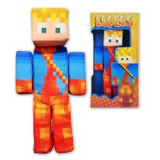 Boneco Minecraft Pelúcia Streamer Youtuber Loperz