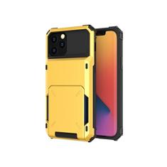 SORAKA Capa para iPhone 12 Pro com porta-cartões Capa para carteira iPhone 12 Pro Capa PC TPU 2 em 1 de camada dupla Capa à prova de choque com capacidade para 5 cartões