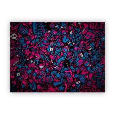 Quadro Decorativo Abstrato Artes Parede - 03 - Micro Oficina