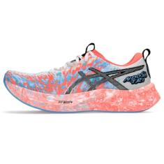 ASICS Noosa TRI 16 Tênis de corrida masculino, Branco/Vermelho nascer do sol, 41