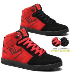 Tenis De Skate Cano Alto Embarcadero X - Bicolor - LandFeet-Unissex