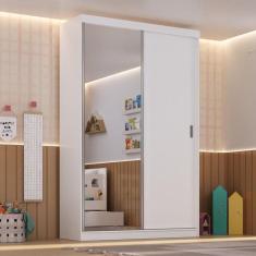 Guarda Roupa Infantil/juvenil 2 Portas 1 Espelho 2 Gavetas - Foscarini