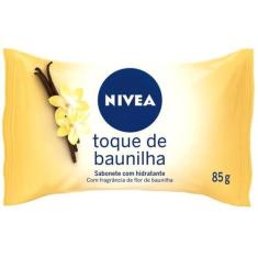 Sabonete em Barra Nivea Toque de Baunilha 85g, 1, 85g, Flor de baunilh