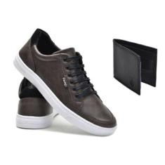 Tênis Cano Baixo Form's + Carteira Masculino-Masculino