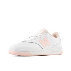 New Balance BBW80 V1 Tênis feminino, Branco/Rosa, 37