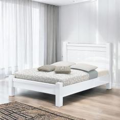 Cama Casal Moderna Imperial Branca