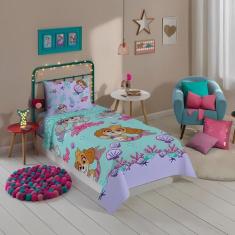 Jogo de Cama Solteiro Microfibra 3 Peças Estampado Infantil - Lepper, 