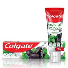 Creme Dental Colgate Natural Extracts Carvão Ativado e Menta 90g