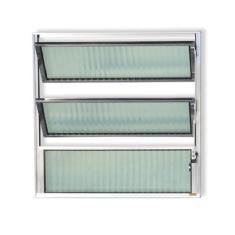 Janela de Alumínio Basculante 2 Seções 80x120cm Vidro Mini Boreal Plus