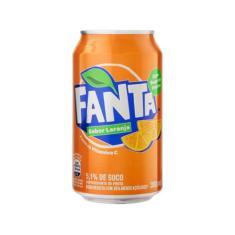 Refrigerante Lata Fanta Laranja 350ml, Laranja, 350ml