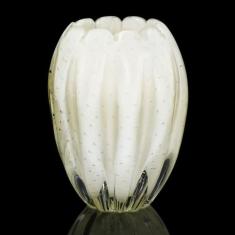 Vaso Em Cristal Murano Pérola - São Marcos