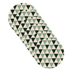 Sousplat Formas Triangular - NSW, Sem base, 6 Peças
