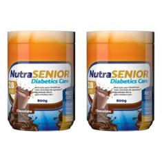 Kit 2 Nutra Senior Diabetics Care 800g-28 Vitaminas E minerais - Nutra
