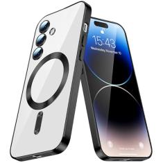 Asdsinfor Capa para Samsung Galaxy S20 FE 5G, compatível com Magsafe, capa fina e transparente de TPU magnético à prova de choque para mulheres senhoras meninas capa de proteção para Galaxy S20 FE 5G,