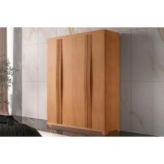 Guarda Roupa 4 Portas E 2 Gavetas C- Pés Grécia Naturale - Rufato