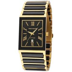 Relógio Technos Feminino Elegance Ceramic Saphire Dourado 2015CF/4P