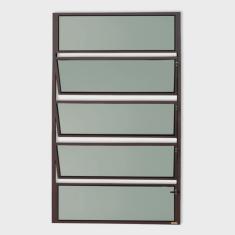 Janela de Alumínio Basculante 100x60cm Vidro Mini Boreal Master Brimak