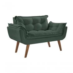 Poltrona Namoradeira 2 Lugares Opalla Dsalla Suede