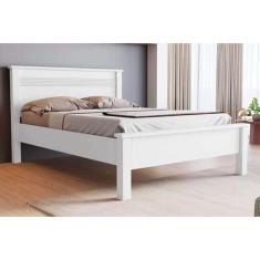 Cama de Casal Bercelona Branco - Conquista, Branco