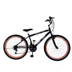 Bicicleta Aro 26 Masculina Com Marcha Freios V Brake Rodas Alumínio Ae