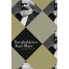 Livro - Vocabulário De Karl Marx